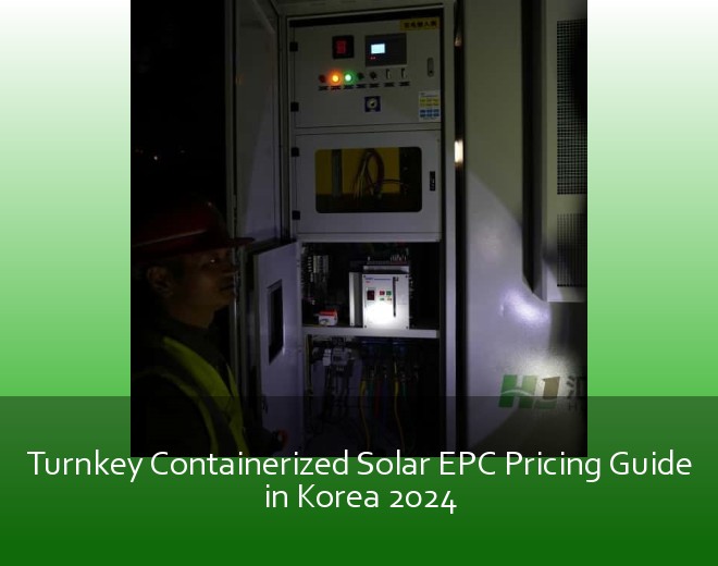 Turnkey Containerized Solar EPC Pricing Guide in Korea 2024